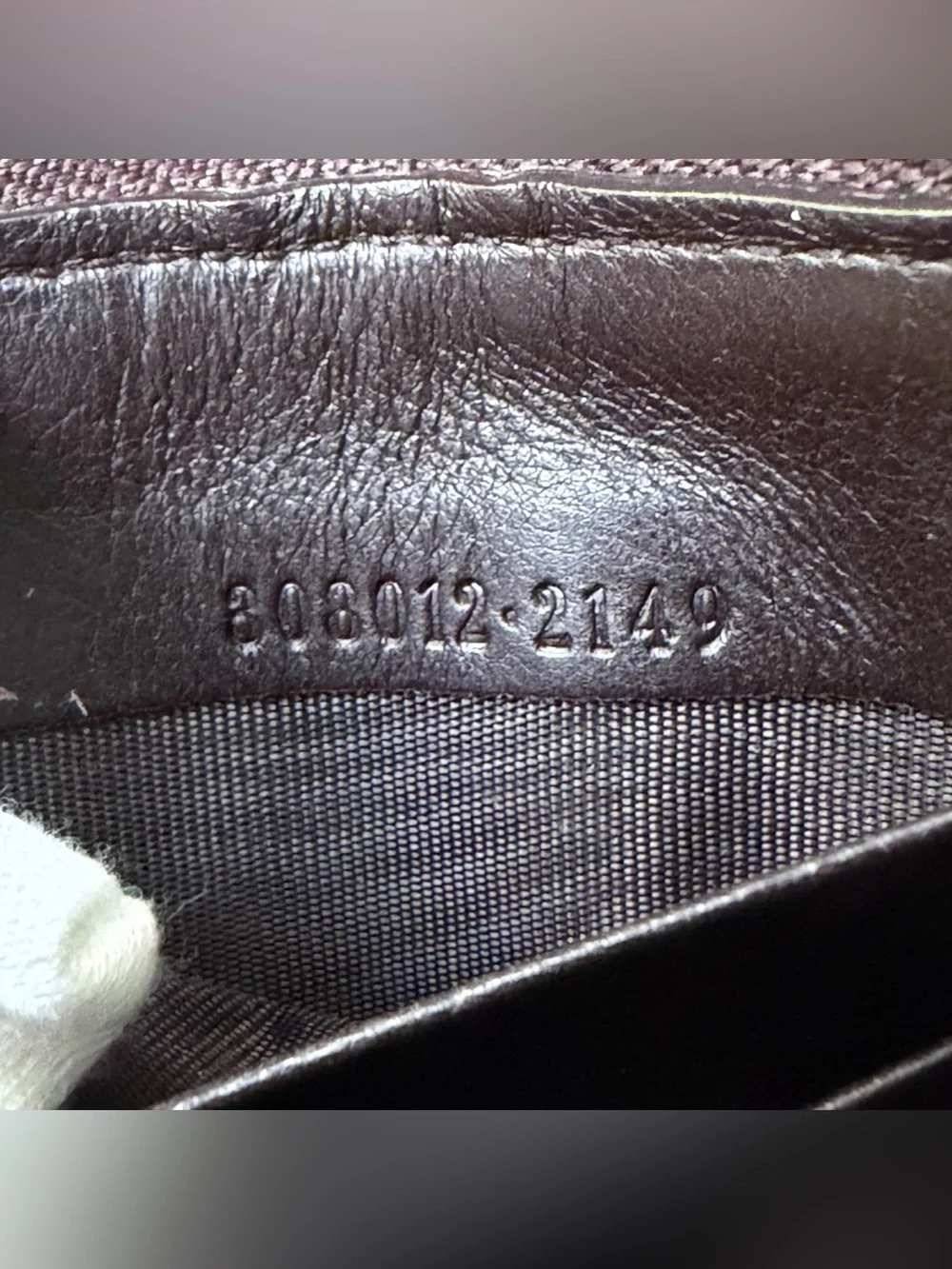 Gucci Guccissima Sukey Zip Around Wallet Brown Leather GG - Picture 3 of 9